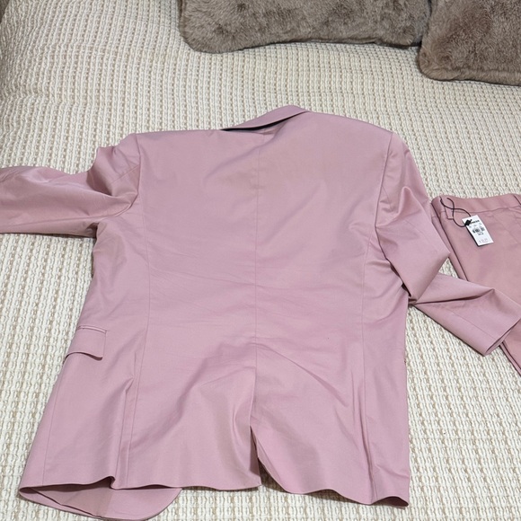 Express Women's Pink Blazer and Pants Set - Picture 6 of 8